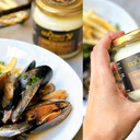 Mejillones Fritos con Ghee de Búfala con Ajo Gourmet a Porter