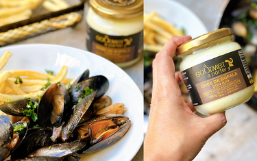 Mejillones Fritos con Ghee de Búfala con Ajo Gourmet a Porter